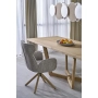 STÓŁ ROZKŁADANY 160 - 250 X 90 X 77 CM DĄB NATURALNY/DĄB NATURALNY
